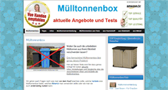 Desktop Screenshot of muelltonnenbox.org