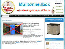 Tablet Screenshot of muelltonnenbox.org