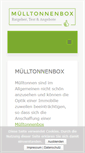 Mobile Screenshot of muelltonnenbox.net